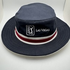 AHEAD The Nicklaus TPC Las Vegas Golf Bucket Hat Navy Blue L/XL UPF 50+ Cotton