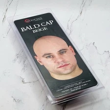 Woochie By Cinema Secrets Bald Cap Beige Professional Grade Latex 