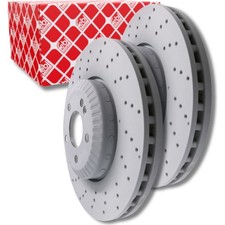 2x FEBI 175122 zweiteilige Bremsscheibe 342mm f&uuml;r MERCEDES S KLASSE W222 V222