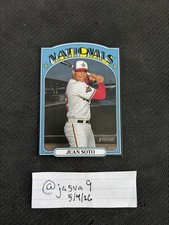 2021 Topps Heritage 1972 Die Cuts #72DC-21 Juan Soto Washington Nationals MLB