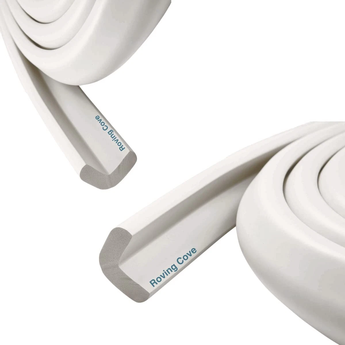 Roving Cove HeftyFit Edge Protector Large 12 Foot (Pack of 1), Oyster White