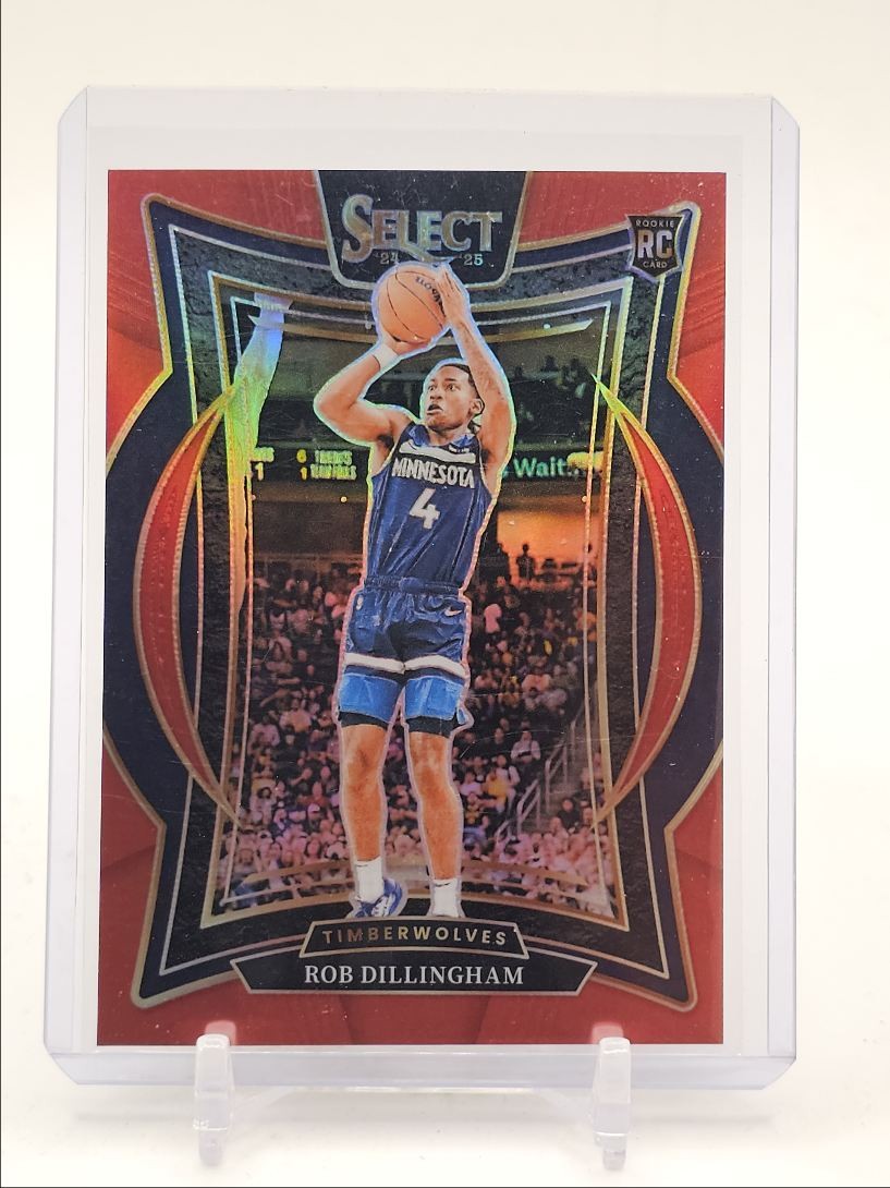 ROB DILLINGHAM 2024-25 SELECT CONCOURSE ROOKIE RED PRIZM #84 RC /199 Q4945