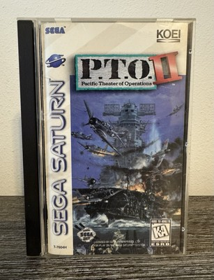 #ad #ad P.T.O. II Pacific Theater Operations Sega Saturn 1996 CIB W Manual TESTED $15.95