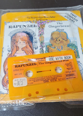 The Superscope Story Teller Presents Rapunzel The Gingerbread Man Book/Cassette