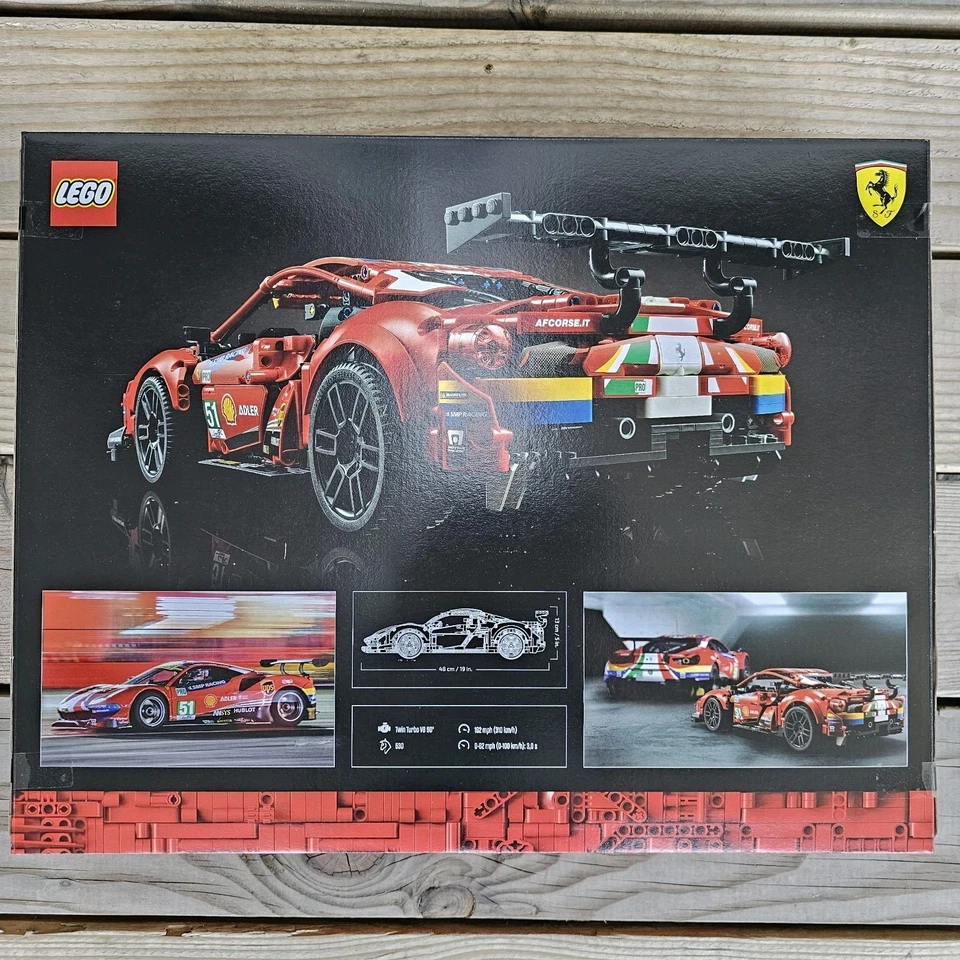 LEGO Technic 42125 Ferrari 488 GTE - Image 2 of 4