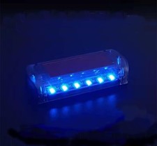 6 LED Car Alarm Warning Light Fake Dummy Solar Power Simulated Security Anti-The