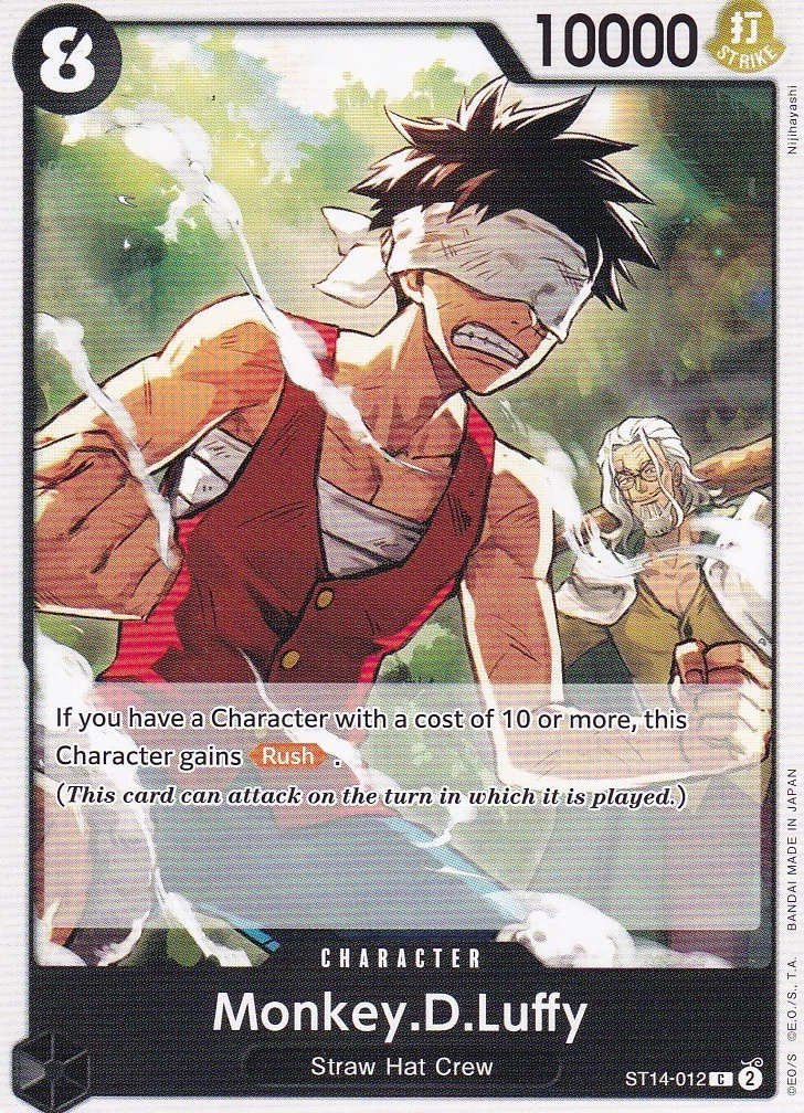 Monkey.D.Luffy ST14-012 Starter Deck 14: 3d2y for sale | eBay