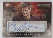 2014 Panini Playbook Rookie Signatures Gold 10/10 Brett Smith #135 Auto 2r8