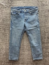 Buck Mason Maverick Slim Double Dipped Denim Jeans Blue Mens Size 31 x 26