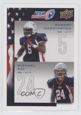 2014 Upper Deck USA Football Robert Washington Michael Kay #140 h3a