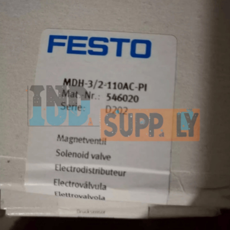 1PC New FESTO 546020 MDH-3/2-110AC-PI solenoid valve