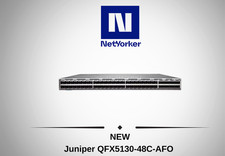 NEW Juniper QFX5130-48C-AFO 48x100GbE 8x400GbE Switch -Fast Ship