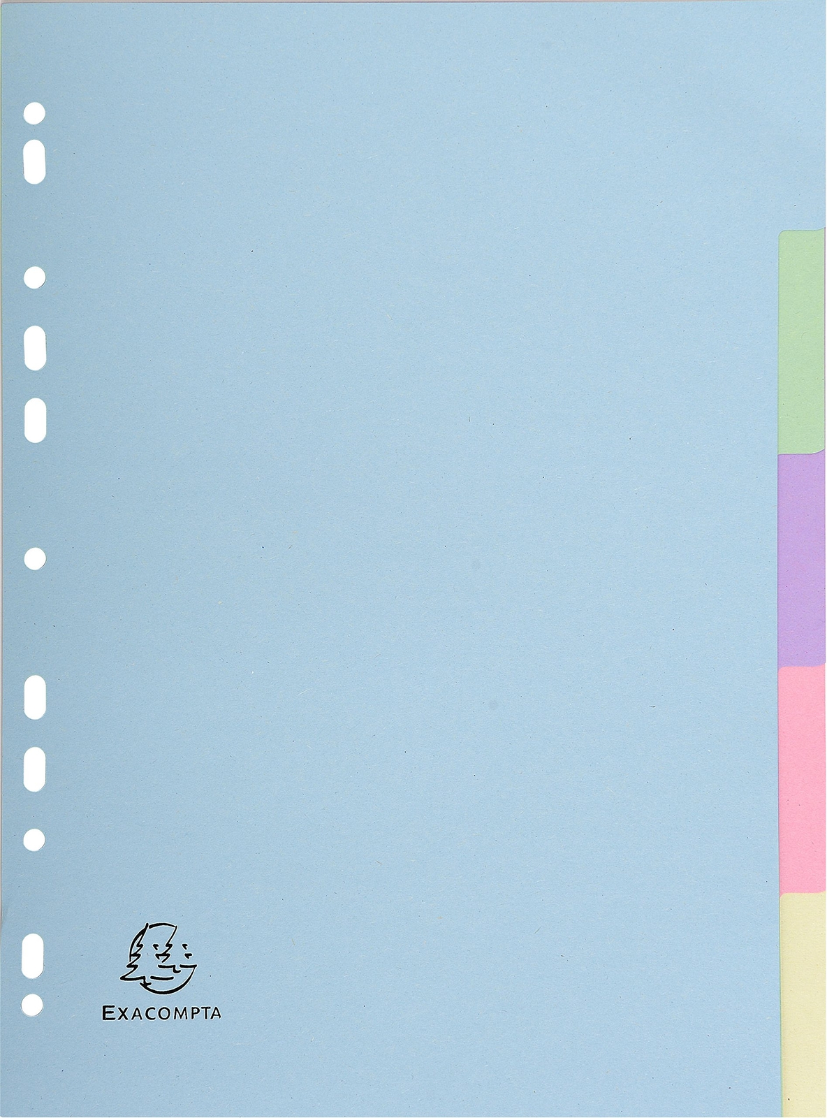 Exacompta - Ref 1605E - Forever Collection - 5-Part Plain Dividers, Suitable for