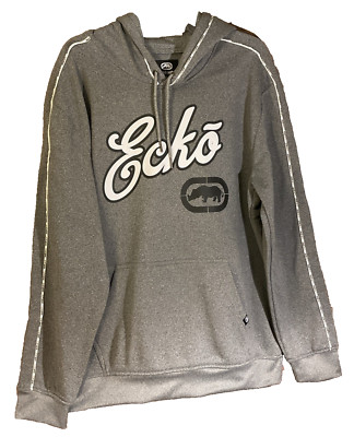 Ecko Unltd Rhino Grey Hoodie- Men's Size: Lrg Rawthentic Designed in NYC- NWT 