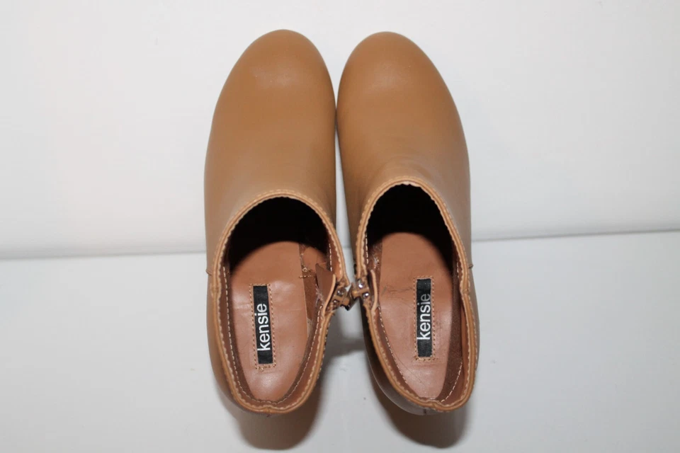 Botín de cuña Kensie Hatley #KS194111, tostado, cuero, para mujer talla 9 de EE. UU. Foto 4 de 4