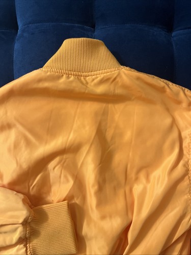 H&M Kids Orange Zip-Up Jacket Long Sleeve, Size US12 No Hood Stylish Pre Owned - Picture 16 of 16