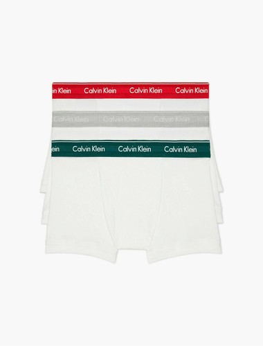 Calvin Klein Men's NB4002 Cotton Classic Fit 3-Pack Trunks NEW with TAGS - Picture 3 of 3