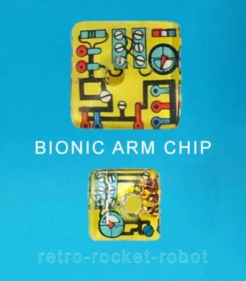 Bionic man Six Million Dollar Man Arm Chip single choose Small or Large