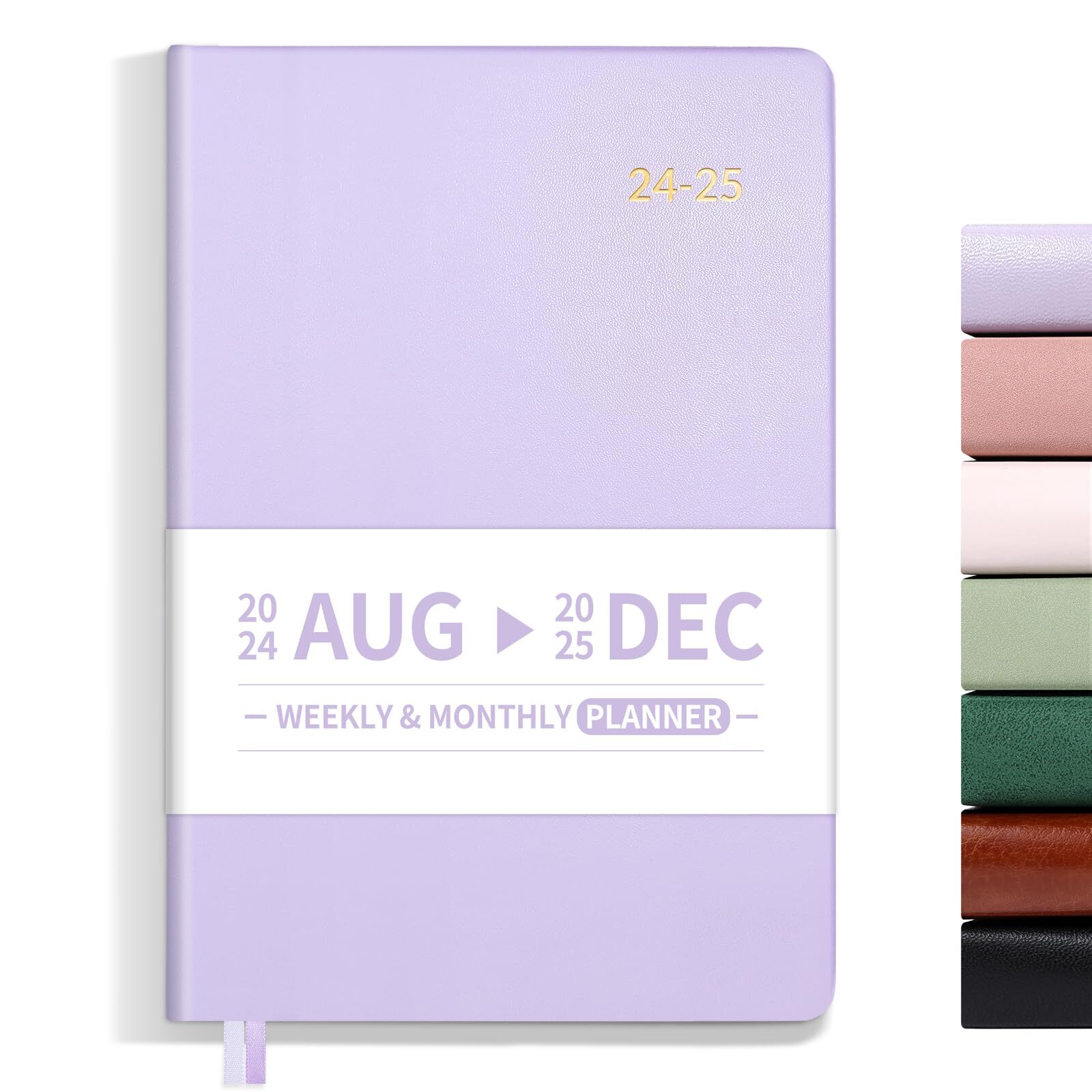 SUNEE 17 Month Weekly and Monthly Softcover Planner 5.5