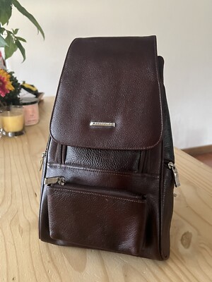 Bessel leather backpack Brown