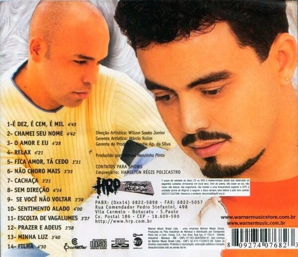 E Dez E Cem E Mil - Rick & Renner - Fuera de stock - CD de música raro Foto 2 de 2