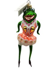 Slavic Treasures High Wire Honey Frog Halloween Christmas Tree Ornament 00403AFB