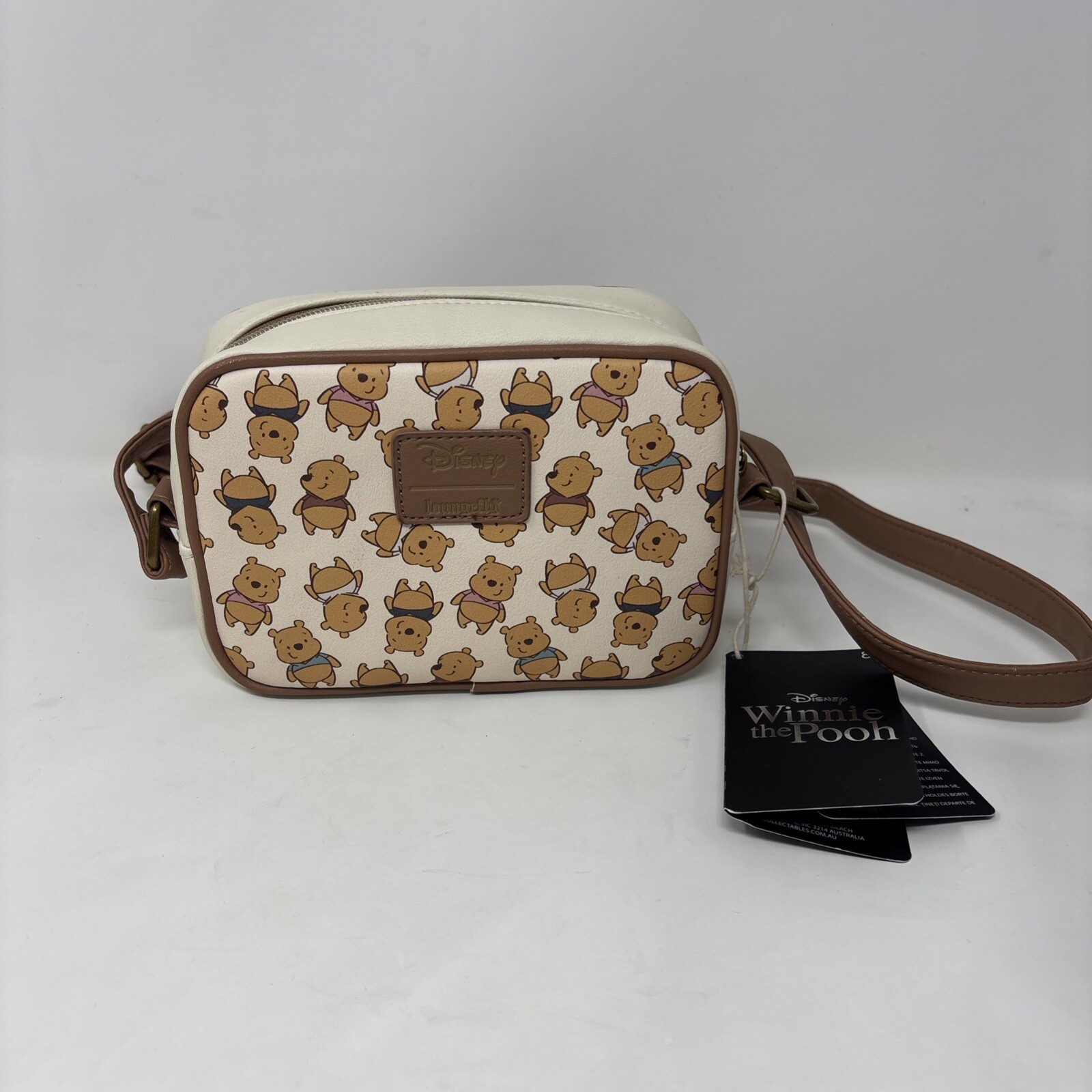 Disney Winnie The Pooh Chibi Muted Colors Crossbody Bag by Loungefly