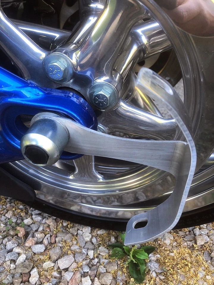 Soporte de reubicación de matrícula vertical enrollado para Harley-Davidson personalizado nuevo Foto 2 de 4