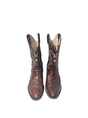 Calexico Tu Estilo Vaquero Brown Leather Mens Cowboy Boots  display picture 2