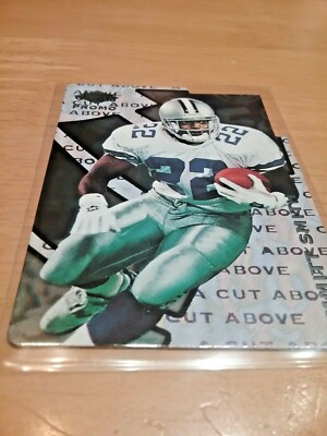 Seltene Emmitt Smith NFL Promo Trading Card A96 Classic Marketing 1995