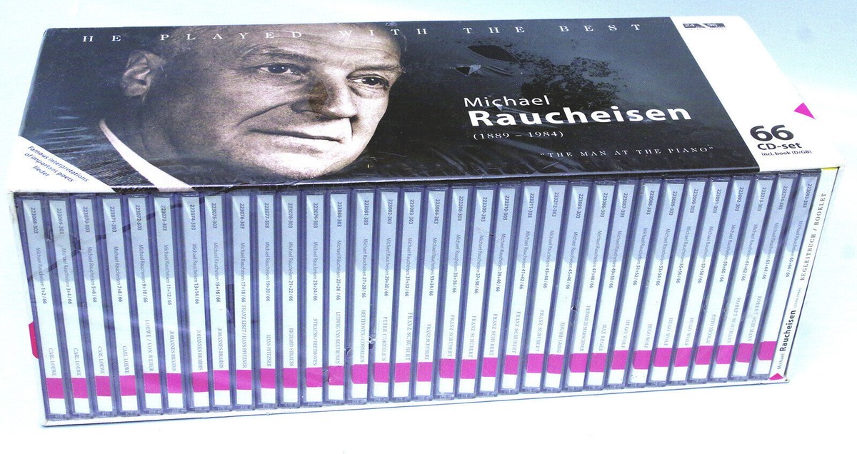 ⭐︎Michael Raucheisen 66CDセット MICHAEL RAUCHEISEN der mann am klavier ⸺ DOCUMENTS 66xCDs STILL
