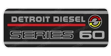 Detroit Diesel Silver Series 60 Heavy Duty Engine Vinyl Sticker Decal Truck Car