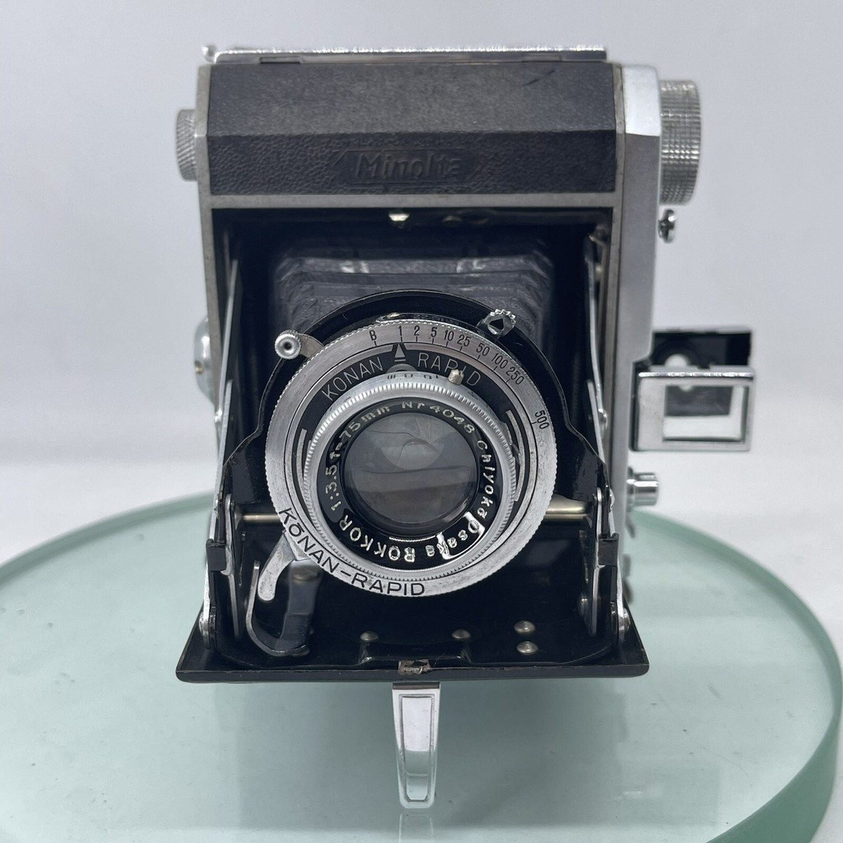 MINOLTA SEMI IIIB 1947 FOLDING CAMERA WITH CASE SEMI MINOLTA IIIB