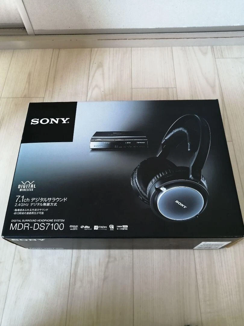 SONY MDR-DS7100 Digital Surround Headphones Black Japan
