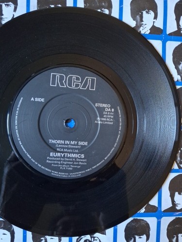 Eurythmics Thorn In My Side UK 1986 PS 7" Vinyl 45 - Picture 4 of 8
