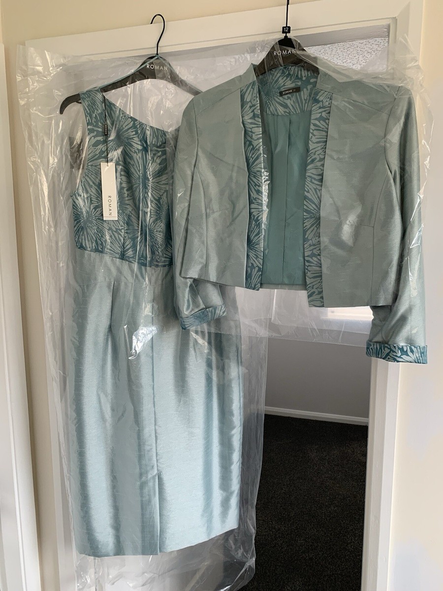 Roman Originals Turquoise/Teal matching Dress Bolero Jacket Size