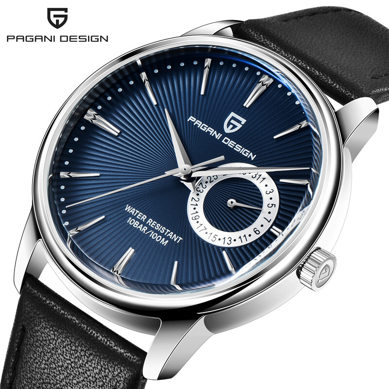 Pagani Design腕時計 PD-1644 ラバーベルト黒 ▶️ Pagani Design PD-1644 Black | Chronograph | Seiko VK63