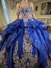 Beautiful Quinceanera Quince Dress w/Hoop Skirt - Perfect Condition – $1800MSRP