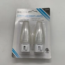 SONTAX 2 PACK LED NIGHT LIGHTS (Lot of 2) (New)