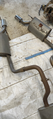 Jaguar xk8 rear exhaust pipes set
