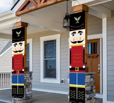 Nutcracker Christmas Banners set of 2 - Outdoor Home Decor