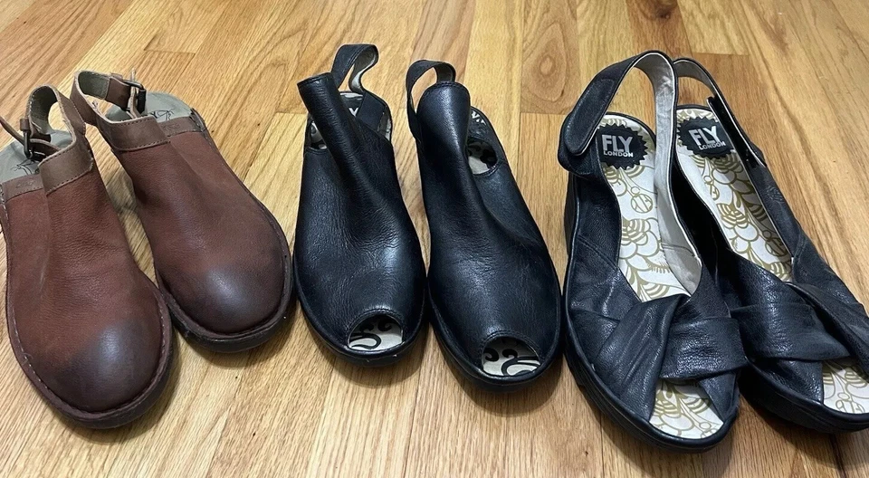 Lote de 3 Pares ZAPATOS FLY LONDON TALLA 40 Foto 2 de 2