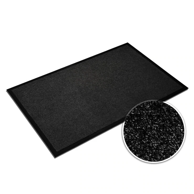 Schmutzfangmatte Türmatte Türvorleger MONOCHROM SCHWARZ Fußmatte Schmutzmatte - Bild 4 von 4