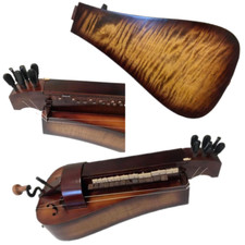 Hand Made maple wood Song brand 6 strings 23 keys Hurdy Gurdy ,free with case