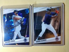 Gleyber Torres /99 Blue 2020 Chronicles Phoenix Cracked Ice & Yordan Alvarez RC