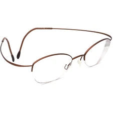 Silhouette Eyeglasses M 6549 /40 V 6052 Titan Brown Half Rim Austria 46[]19 135