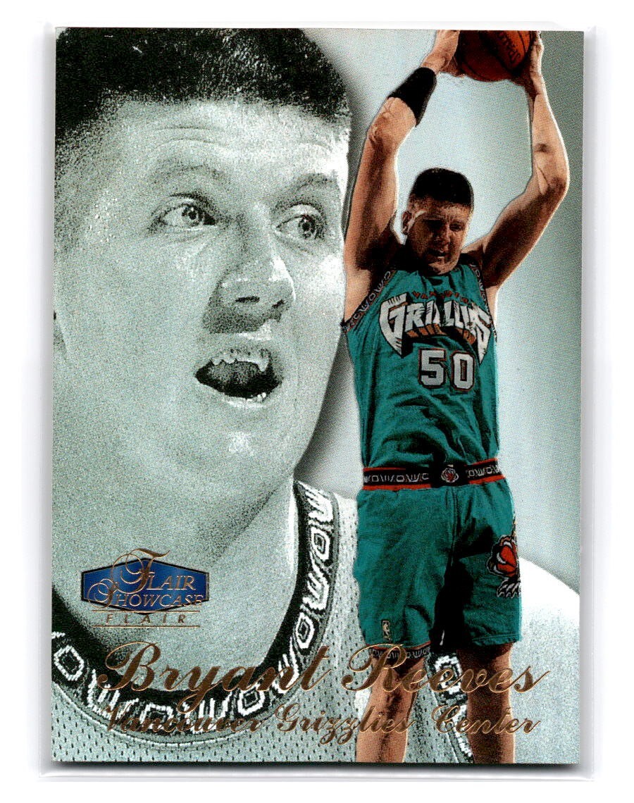 1997-98 Flair Showcase #73 Bryant Reeves Row 3 - Vancouver Grizzlies