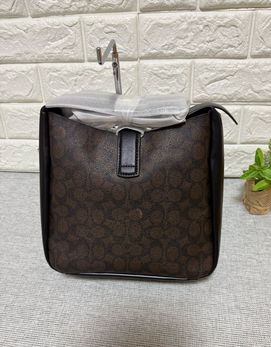 COACH Hadley Convertible Crossbody Bag Signature Canvas