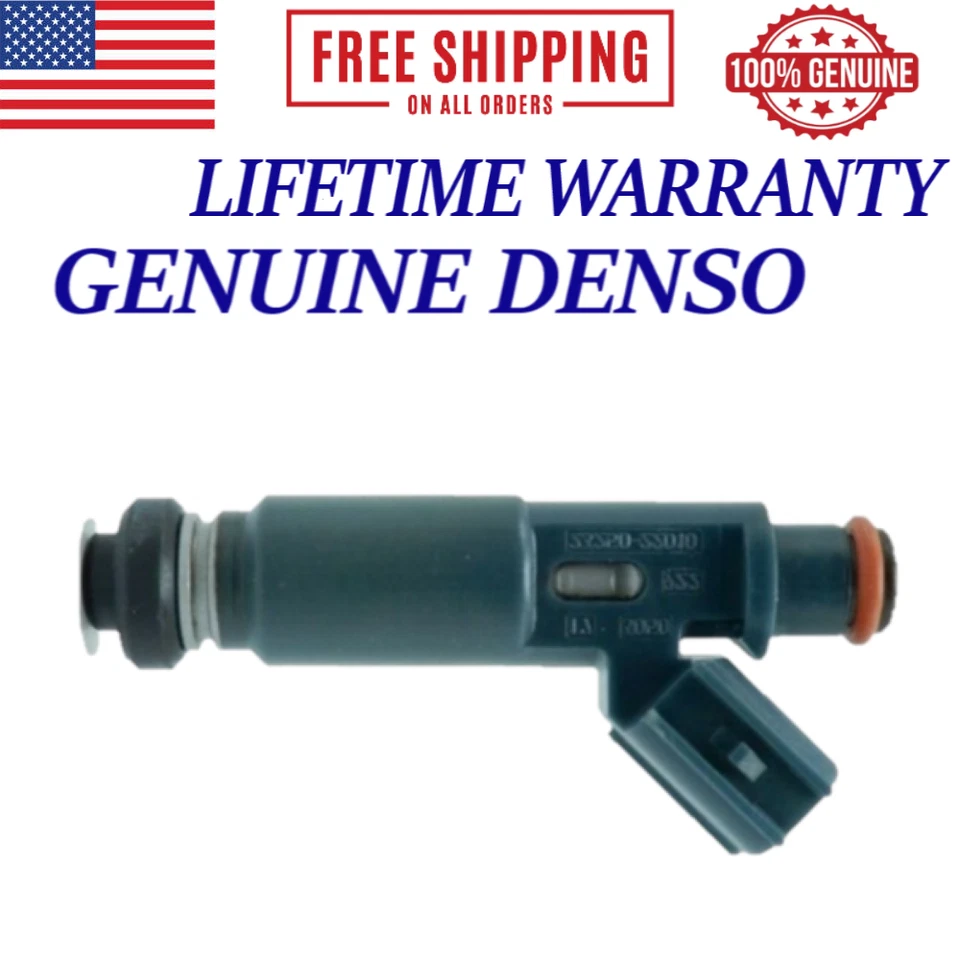NEW OEM DENSO 4pc Fuel Injectors For 1998-1999 Chevrolet Prizm & Toyota Corolla - Image 2 of 2