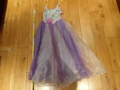 Karneval Kostüm Fasching Original Barbie Kleid ca. Gr. 128 9-10 Jahre Lila Glanz